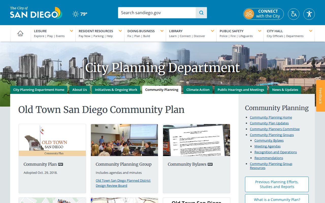 San Diego ZIP code Old Town community geography